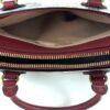 Gucci  Supreme Monogram Blooms Small Zip Top Tote Beige Blue Navy Hibiscus Red 17