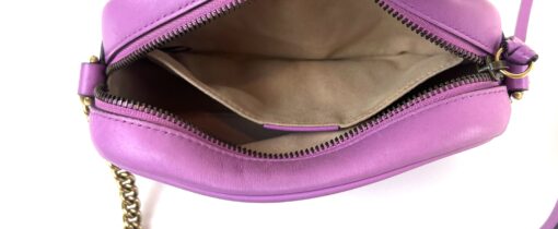 Gucci Marmont Mini Crossbody Candy Mousse Pink/Purple Gold Hardware 15