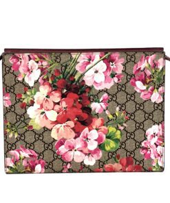 Gucci Large GG Supreme Blooms Cosmetic Case