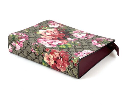 Gucci Large GG Supreme Blooms Cosmetic Case 10