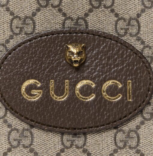 Gucci Supreme Monogram Web Neo Vintage Shoulder Bag Beige New Acero Crop 5