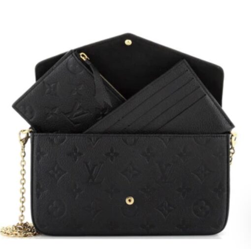 Louis Vuitton Black Empreinte Felicie Crossbody 6