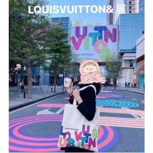 Louis Vuitton and Shenzhen 2021 Eco Canvas Tote Bag Exhibition Limited Edition - Image 15