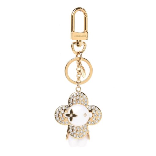 Louis Vuitton Strass Vivienne Winter Bag Charm Key Holder Gold