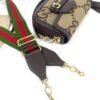 both straps laid out with their gold clips