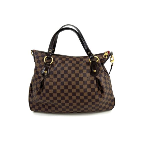 Louis Vuitton Damier Ebene Evora MM Shoulder Bag 5