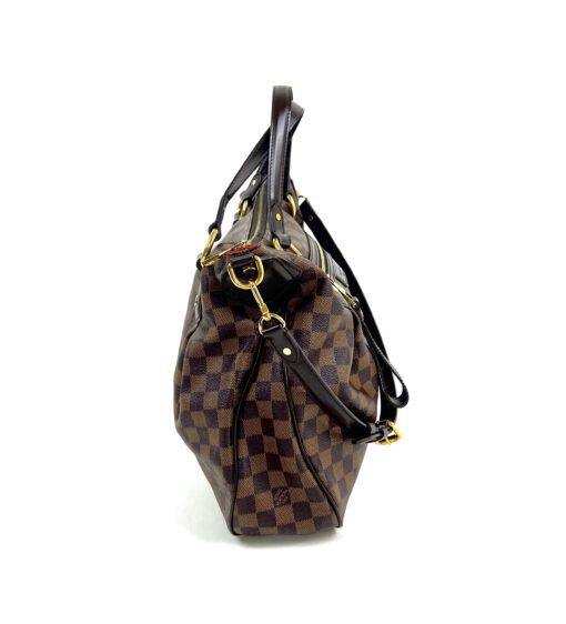 Louis Vuitton Damier Ebene Evora MM Shoulder Bag 6