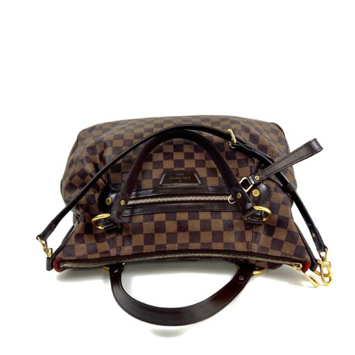 Louis Vuitton Damier Ebene Evora MM Shoulder Bag 9