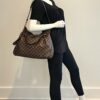 Louis Vuitton Damier Ebene Evora MM Shoulder Bag 3