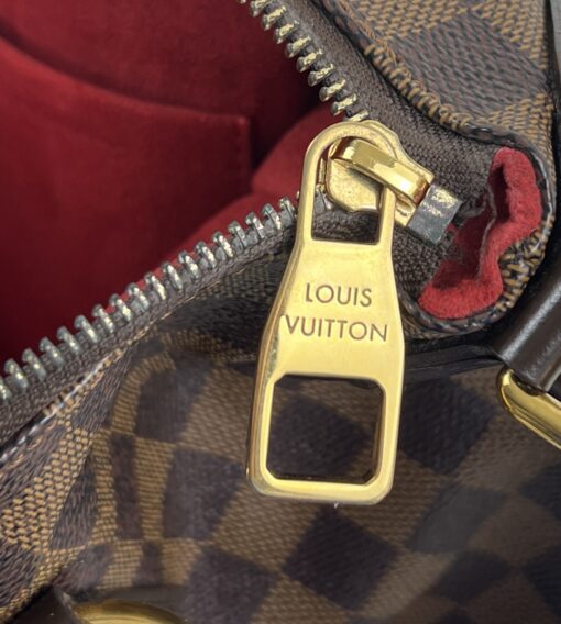 Louis Vuitton Damier Ebene Evora MM Shoulder Bag 16