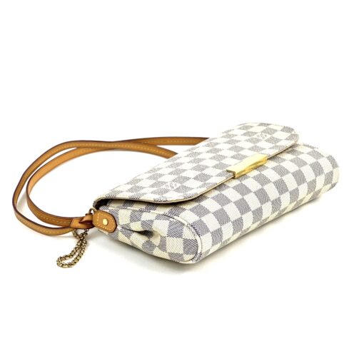 Louis Vuitton Damier Azur Canvas Favorite MM Crossbody 10