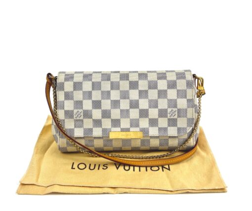 Louis Vuitton Damier Azur Canvas Favorite MM Crossbody 4