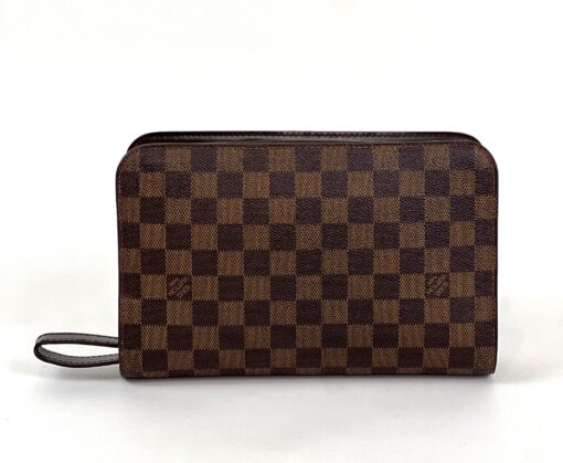 Louis Vuitton Damier Ebene Canvas Saint Louis Clutch Pochette Wristlet - Image 5