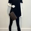 Louis Vuitton Damier Ebene Canvas Saint Louis Clutch Pochette Wristlet 3