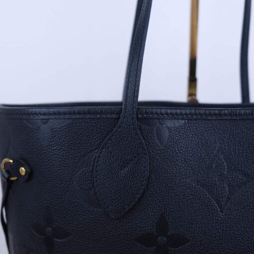 Louis Vuitton Neverfull MM Black Empreinte and Pouch 12