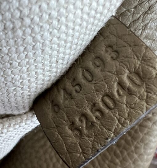 Gucci Jumbo GG Belt Bag Taupe Leather 15