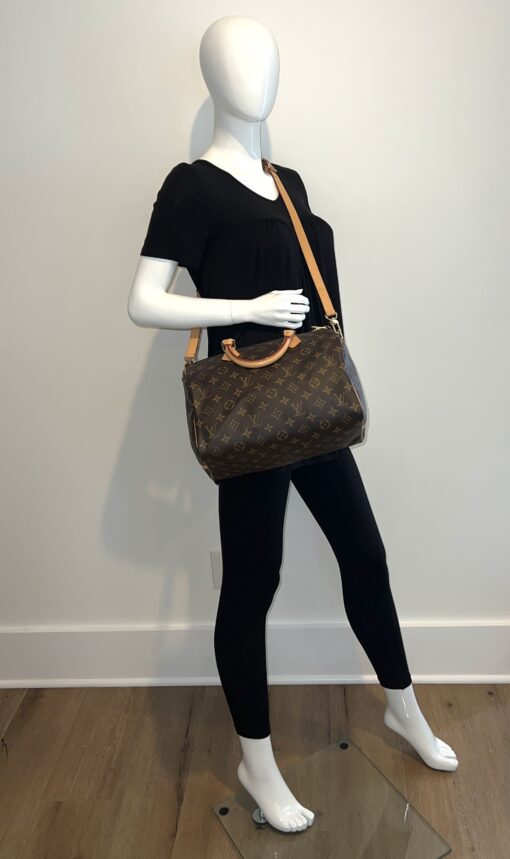 Louis Vuitton Monogram Canvas Speedy Bandoulière 30 Satchel 3