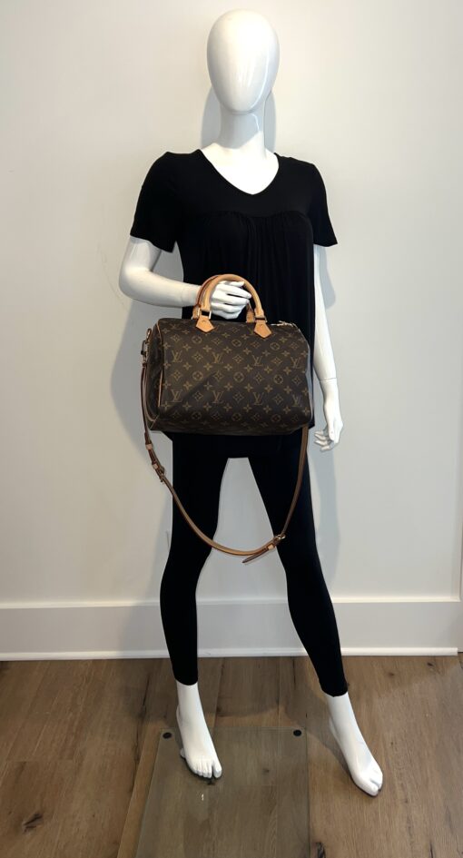 Louis Vuitton Monogram Canvas Speedy Bandoulière 30 Satchel 4