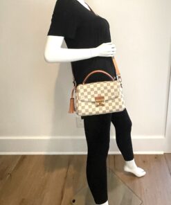 Louis Vuitton Croisette Crossbody Damier Azur Canvas 2