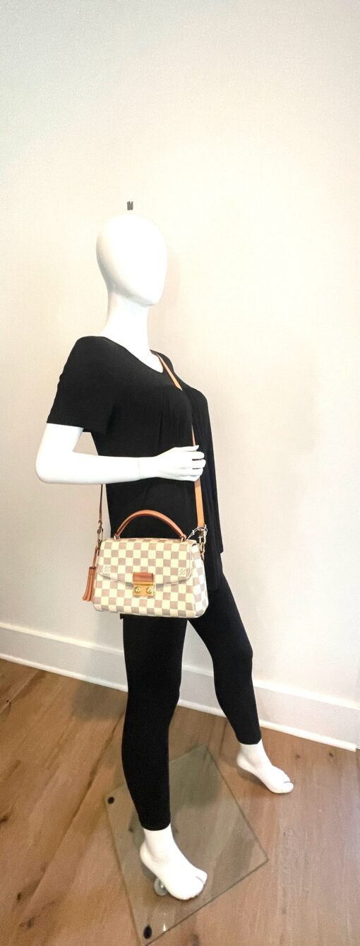 Louis Vuitton Croisette Crossbody Damier Azur Canvas 5