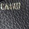 Louis Vuitton Grained Calfskin Monogram Double V Compact Wallet Black 8