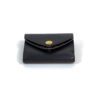 Louis Vuitton Grained Calfskin Monogram Double V Compact Wallet Black 4