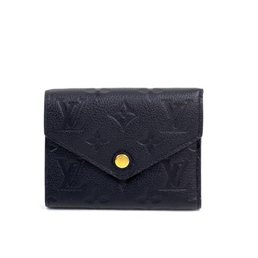 Louis Vuitton Empreinte Victorine Wallet Black Compact