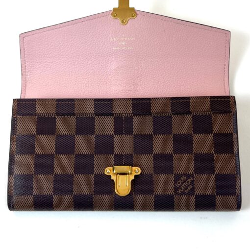 Louis Vuitton Damier Ebene Clapton Wallet Magnolia 11