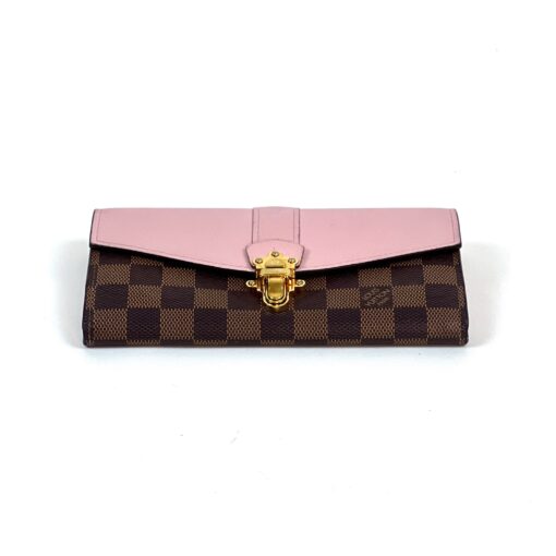 Louis Vuitton Damier Ebene Clapton Wallet Magnolia 5