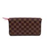 Louis Vuitton Damier Ebene Pochette Felicie Crossbody with Cerise Red Interior 4