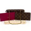 Louis Vuitton Monogram Pochette Felicie Crossbody with Pivoine Interior 3