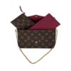 Louis Vuitton Pochette Metis Monogram Empreinte Leather Cerise Red 19