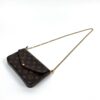 Louis Vuitton Monogram Pochette Felicie Crossbody with Pivoine Interior 9