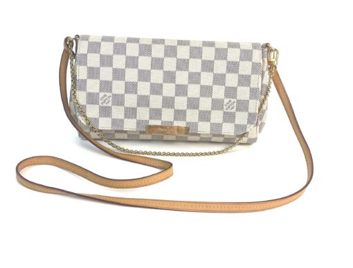 Louis Vuitton Damier Azur Canvas Favorite MM Crossbody - Image 4