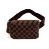 Louis Vuitton Tuffetage Monogram Canvas Soft Trunk Clutch Brown Black 18