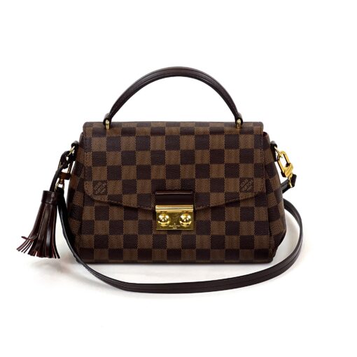 Louis Vuitton Damier Ebene Croisette Crossbody Red