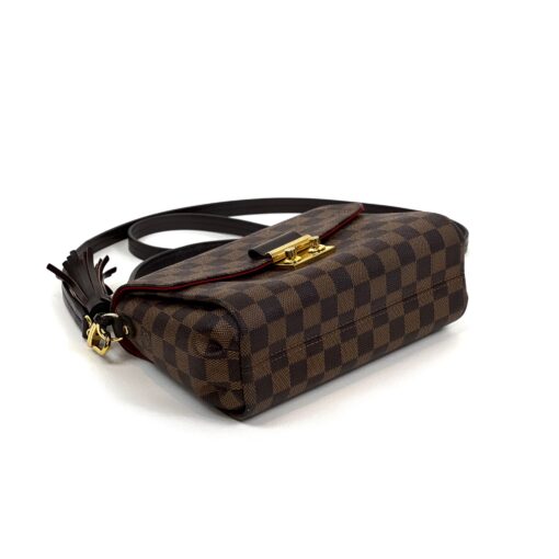 Louis Vuitton Damier Ebene Croisette Crossbody Red - Image 13