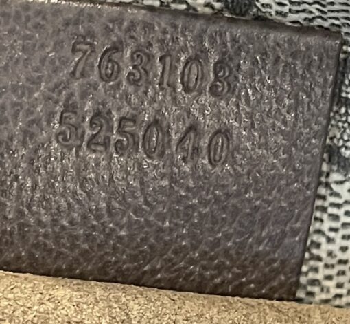 Gucci Supreme Monogram Calfskin Web Small Jackie 1961 Shoulder Bag Beige Brown Sugar - Image 20