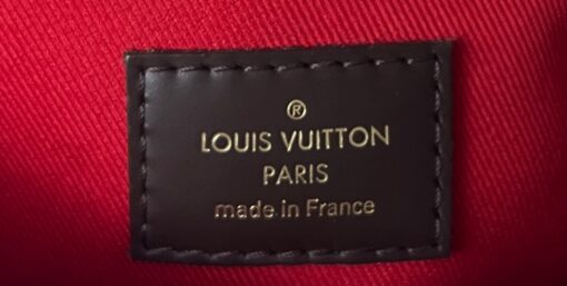 Louis Vuitton Damier Ebene Croisette Crossbody Red - Image 10