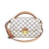 Louis Vuitton Damier Ebene Croisette Crossbody Red 19