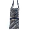 Dior Large Book Tote Ecru and Blue Dior Oblique Embroidery (Copy) 10