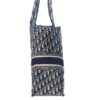 Dior Large Book Tote Ecru and Blue Dior Oblique Embroidery (Copy) 9
