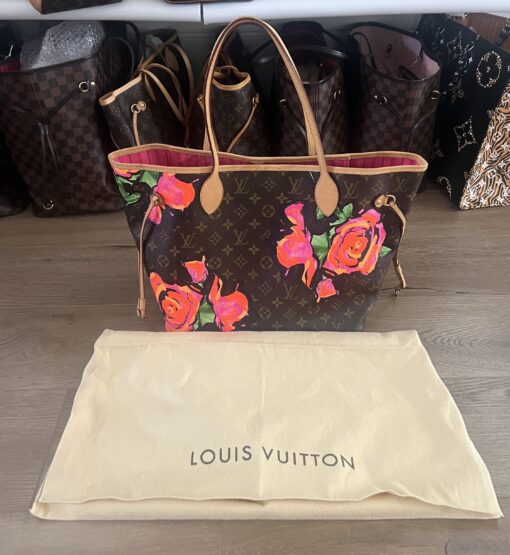 Louis Vuitton Stephen Sprouse Roses Neverfull MM 7