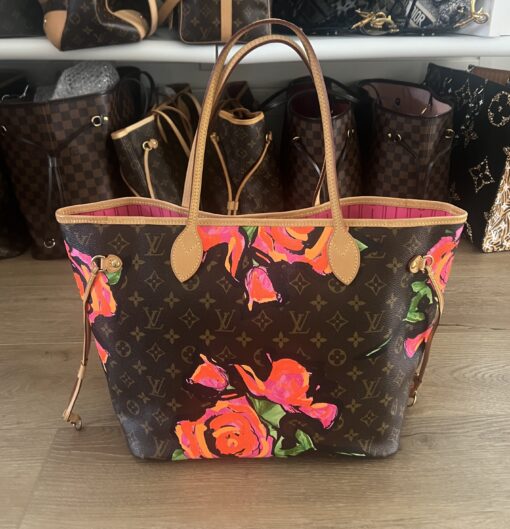 Louis Vuitton Stephen Sprouse Roses Neverfull MM 10