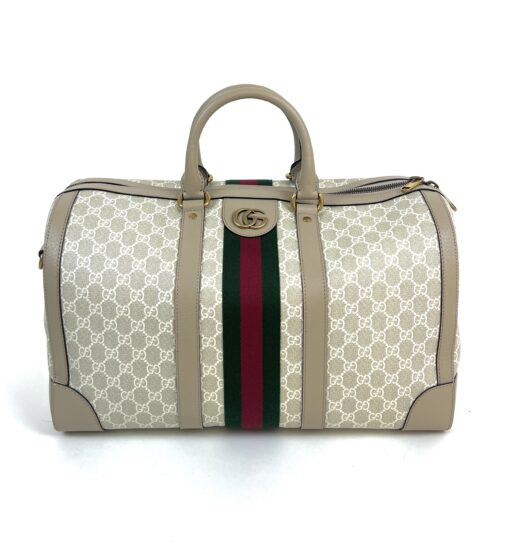 Gucci Savoy Medium Duffle Bag Supreme Coated Canvas 3