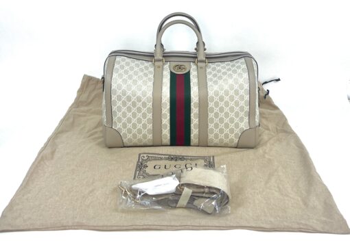 Gucci Savoy Medium Duffle Bag Supreme Coated Canvas 2