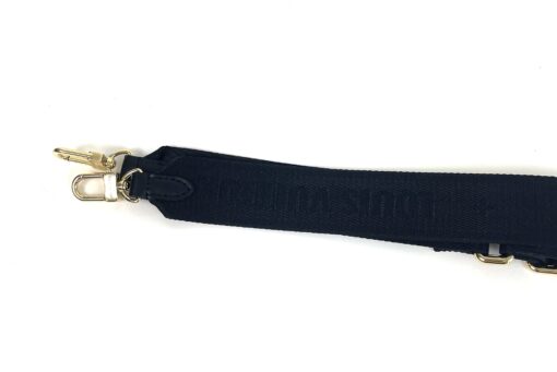 LV Black Jacquard Adjustable Petite Malle Souple Strap 6