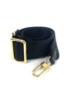 LV Black Jacquard Adjustable Petite Malle Souple Strap 2