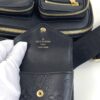 Louis Vuitton Calfskin Monogram Embossed Utility Crossbody Black 16