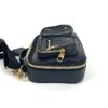 Louis Vuitton Calfskin Monogram Embossed Utility Crossbody Black 13
